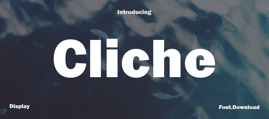 Cliche Font