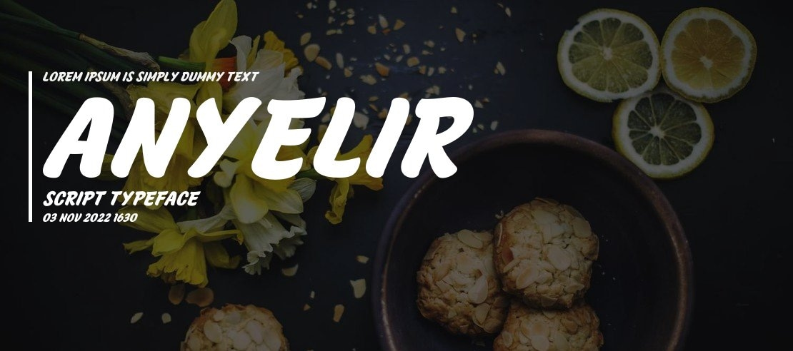 Anyelir Script Font