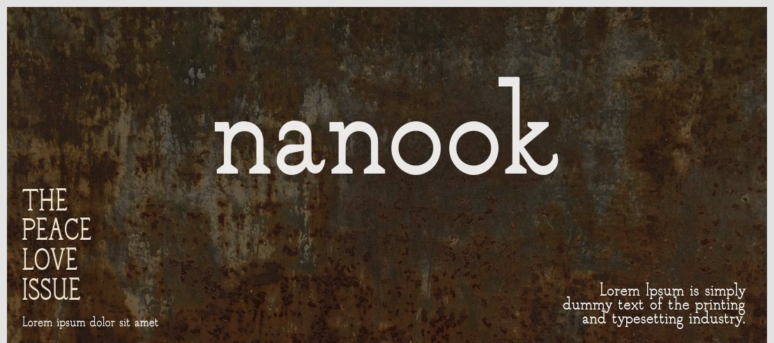 nanook Font Family