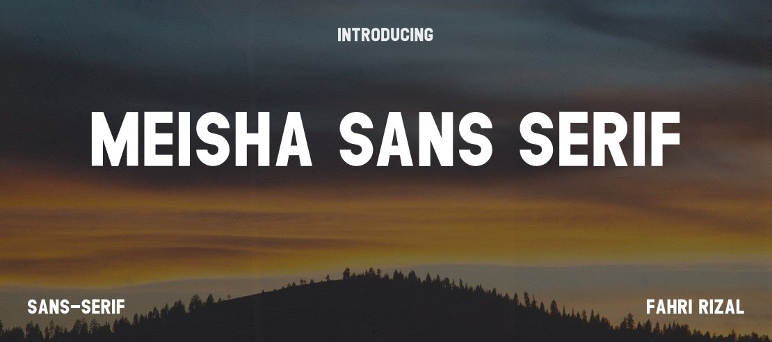 MEISHA SANS SERIF Font
