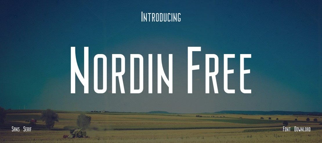 Nordin Free Font Family