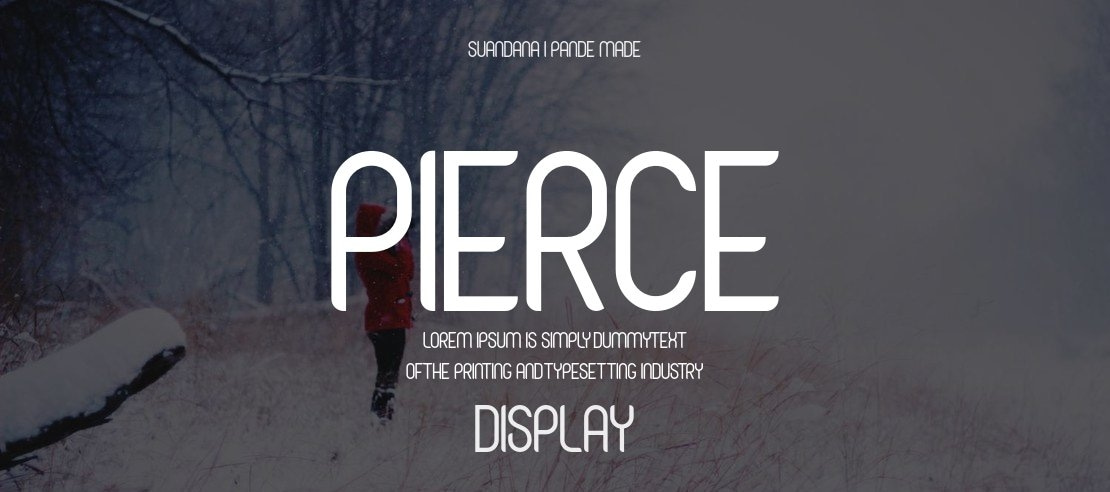 Pierce Font