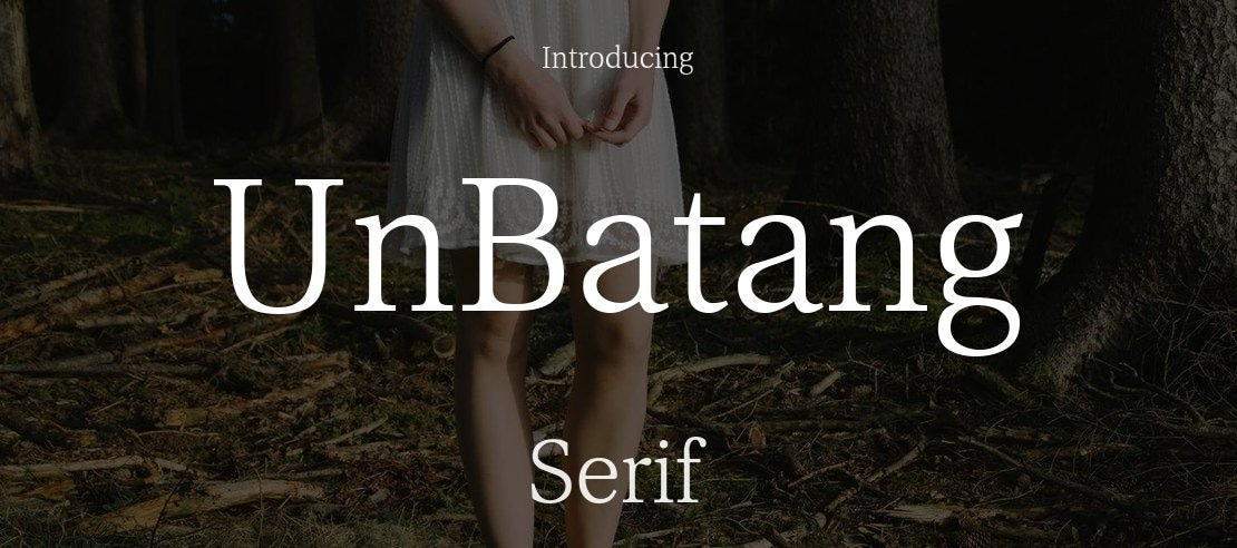 UnBatang Font Family