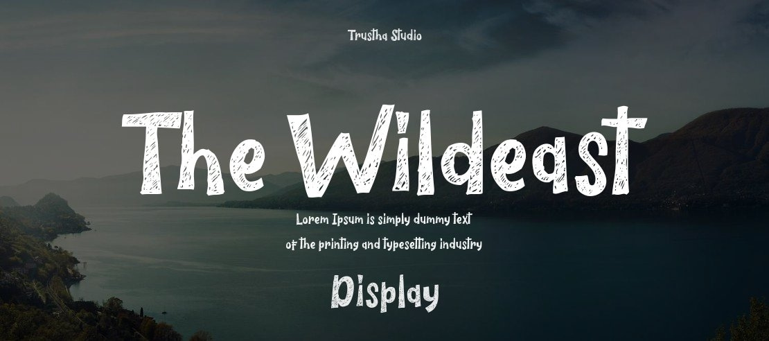 The Wildeast Font