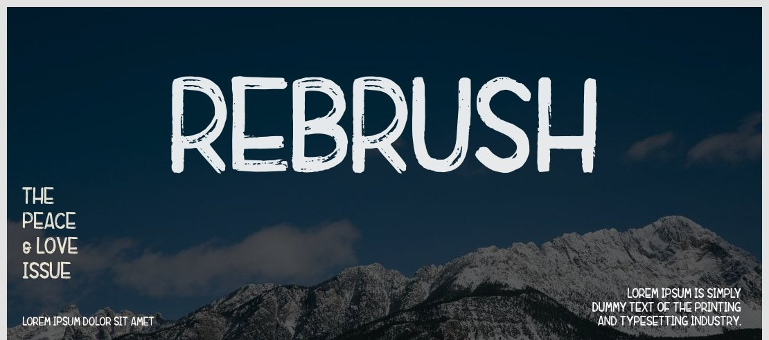 Rebrush Font