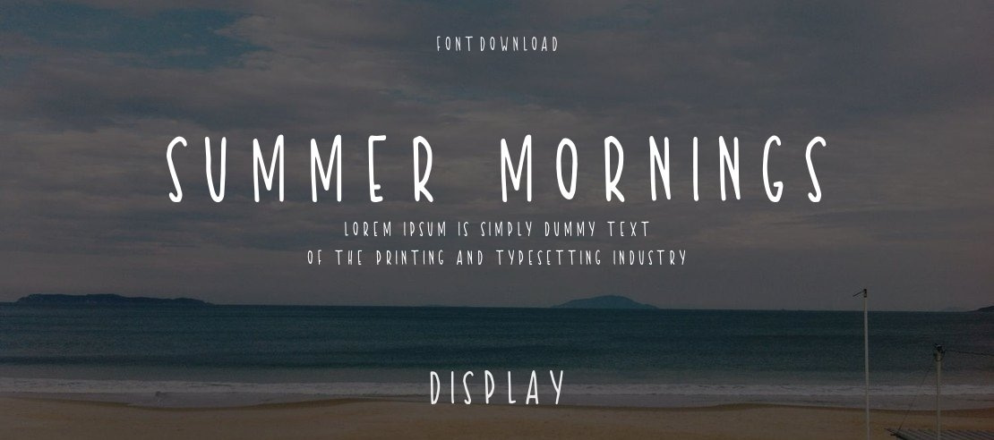 Summer Mornings Font