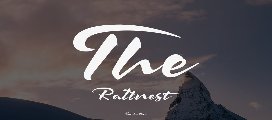 The Rattnest Font