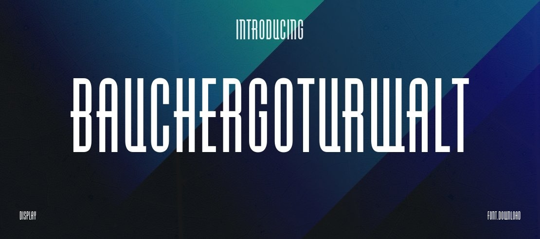 BaucherGotURWAlt Font Family