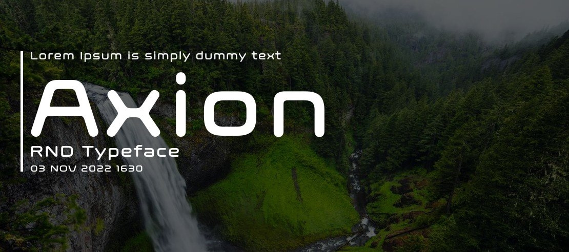 Axion RND Font