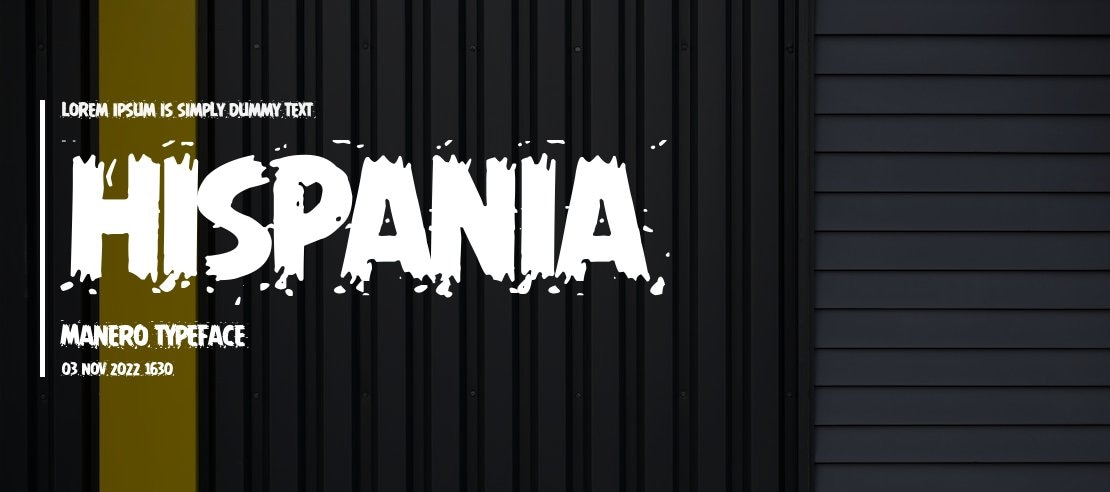 Hispania Manero Font