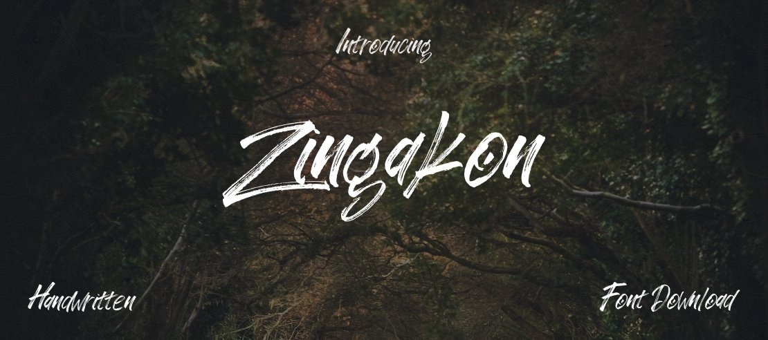 Zingakon Font