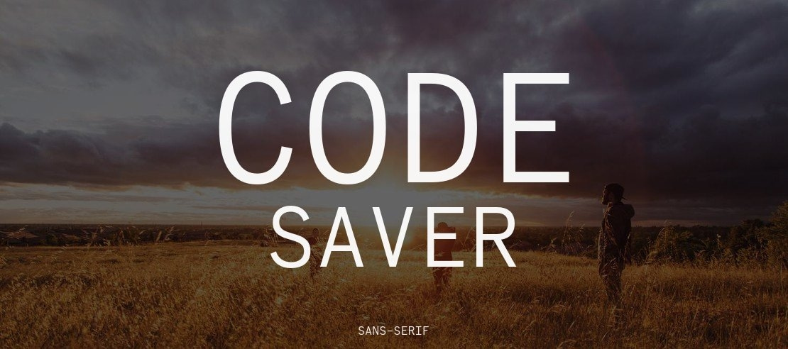 Code Saver Font