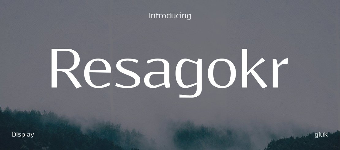 Resagokr Font Family