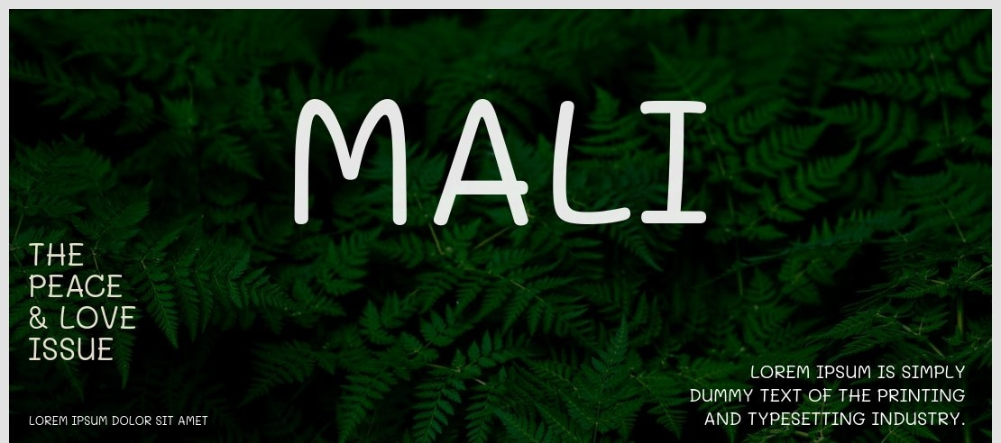 Mali Font Family