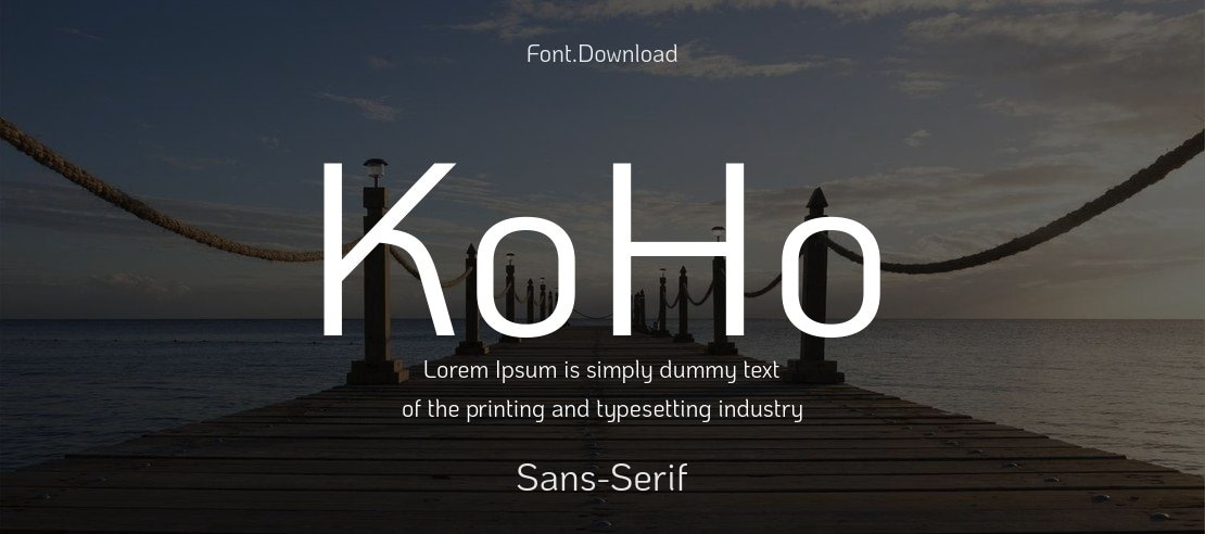 KoHo Font Family