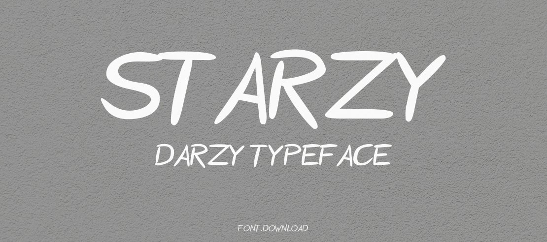 Starzy Darzy Font