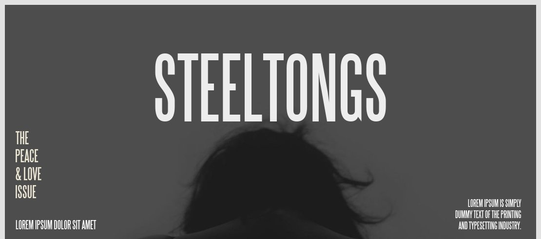 SteelTongs Font Family