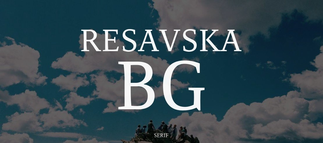 Resavska BG Font Family