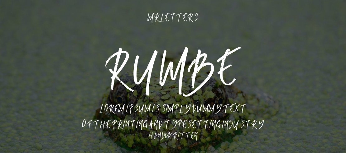 RUMBE Font