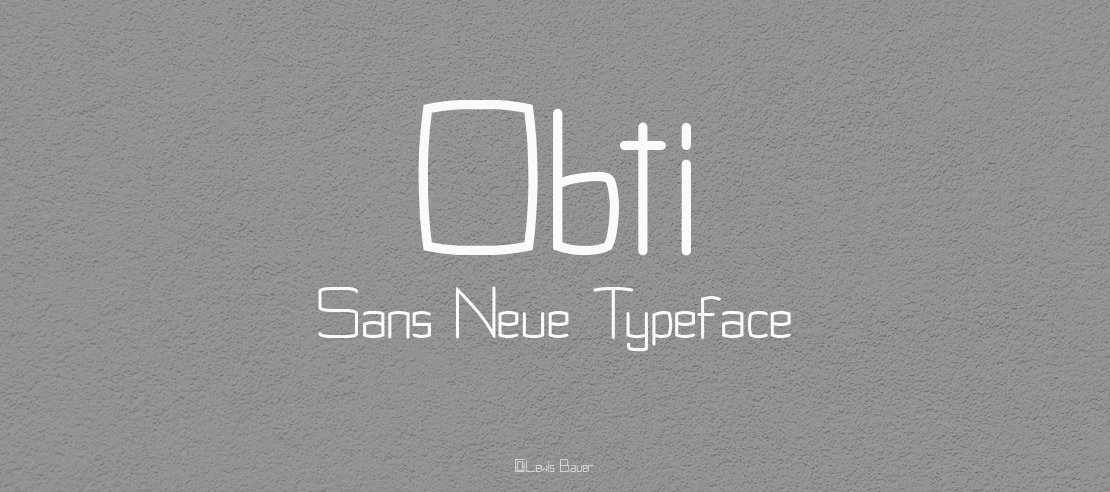 Obti Sans Neue Font