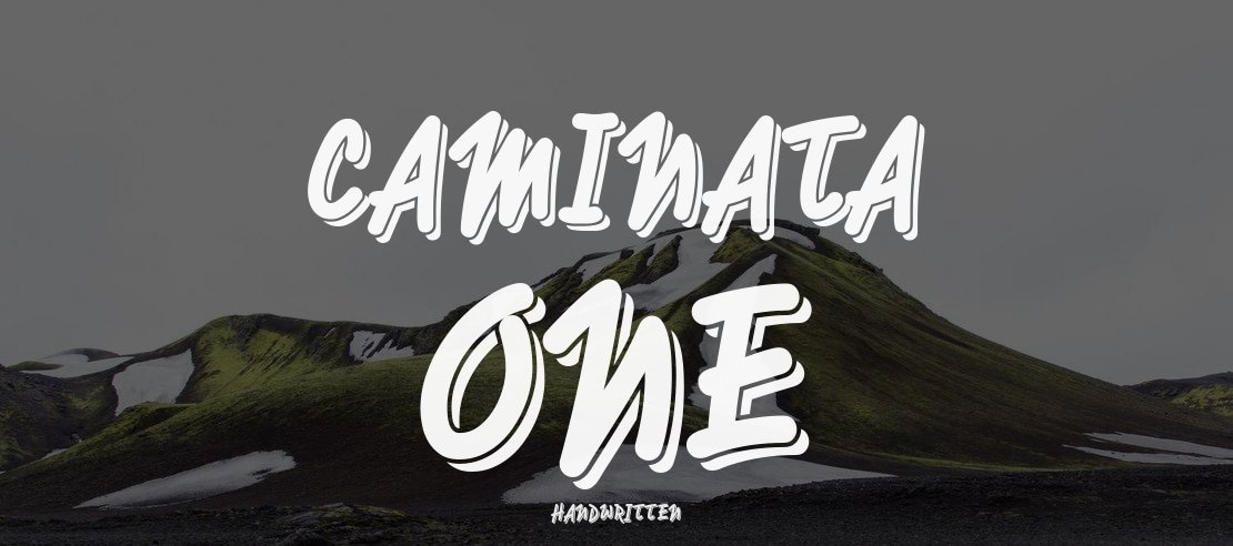 Caminata One Font