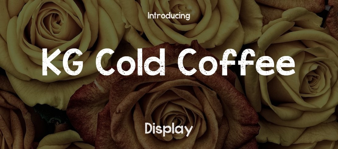 KG Cold Coffee Font