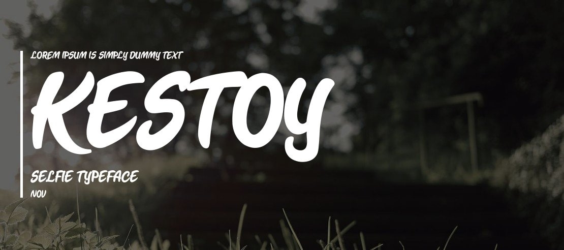 Kestoy Selfie Font