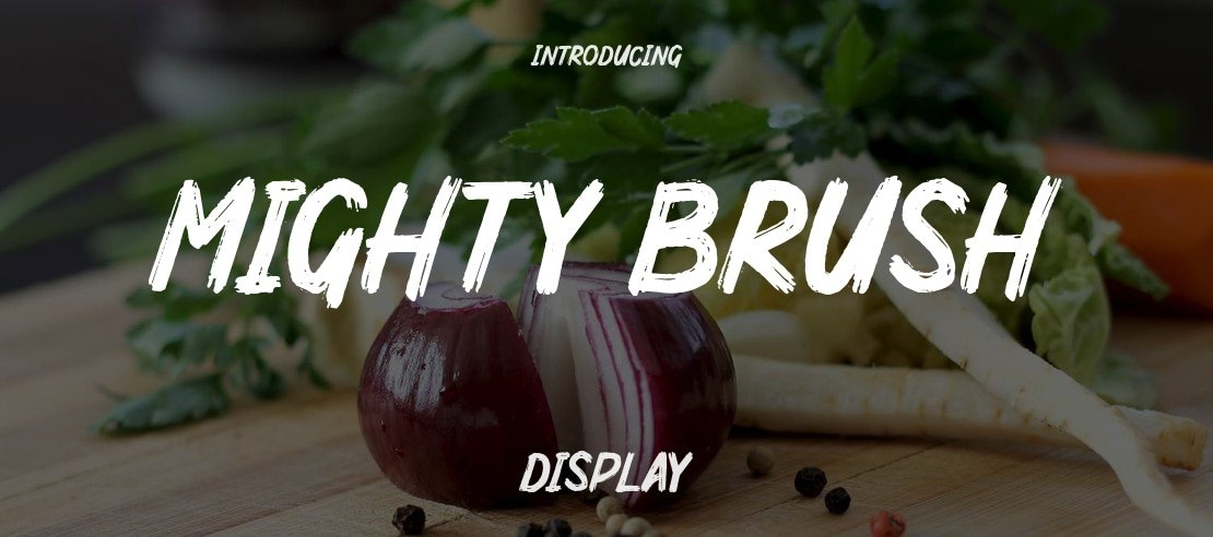 Mighty Brush Font