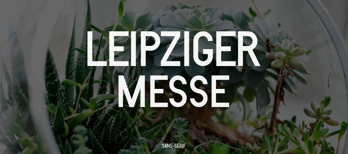 Leipziger Messe Font