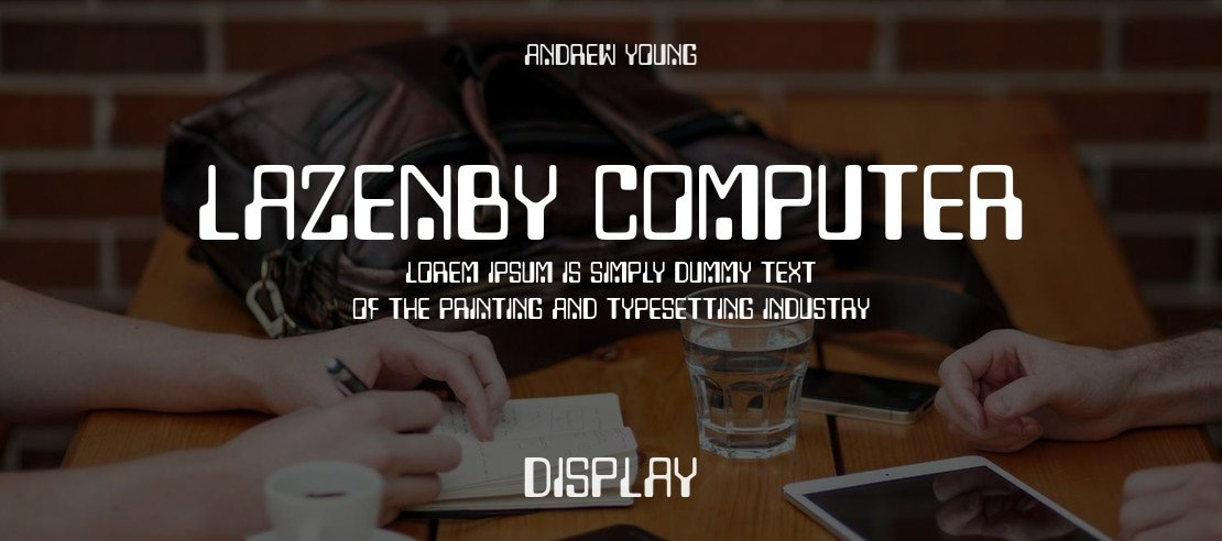 Lazenby Computer Font Family