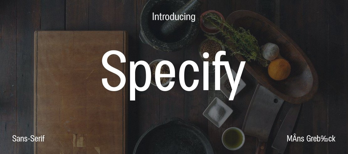 Specify Font Family