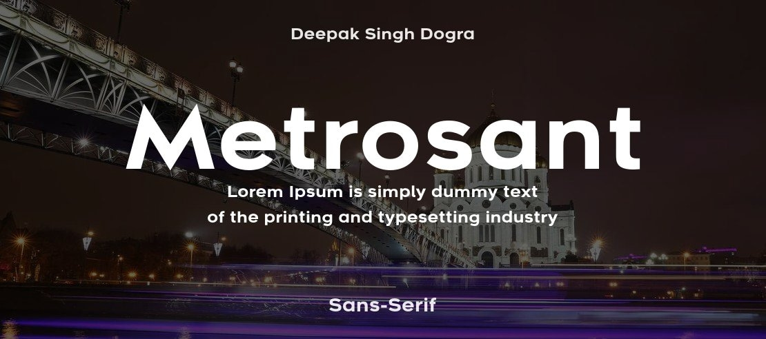 Metrosant Font