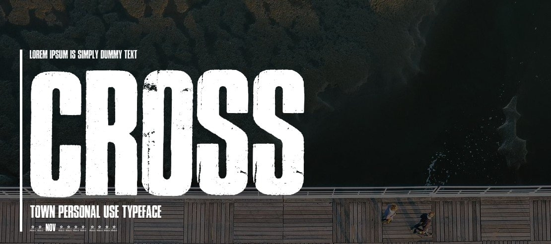 Cross Town Personal Use Font