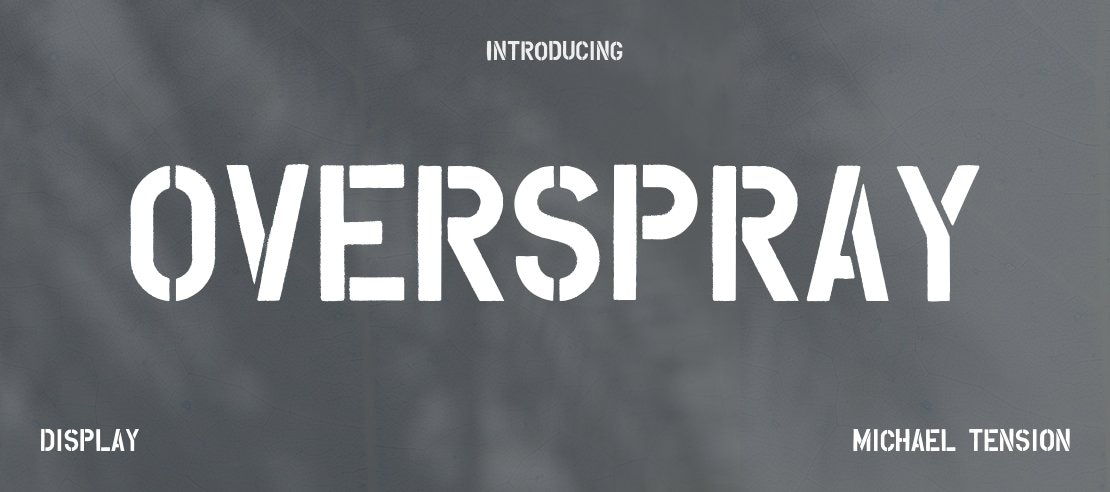 Overspray Font