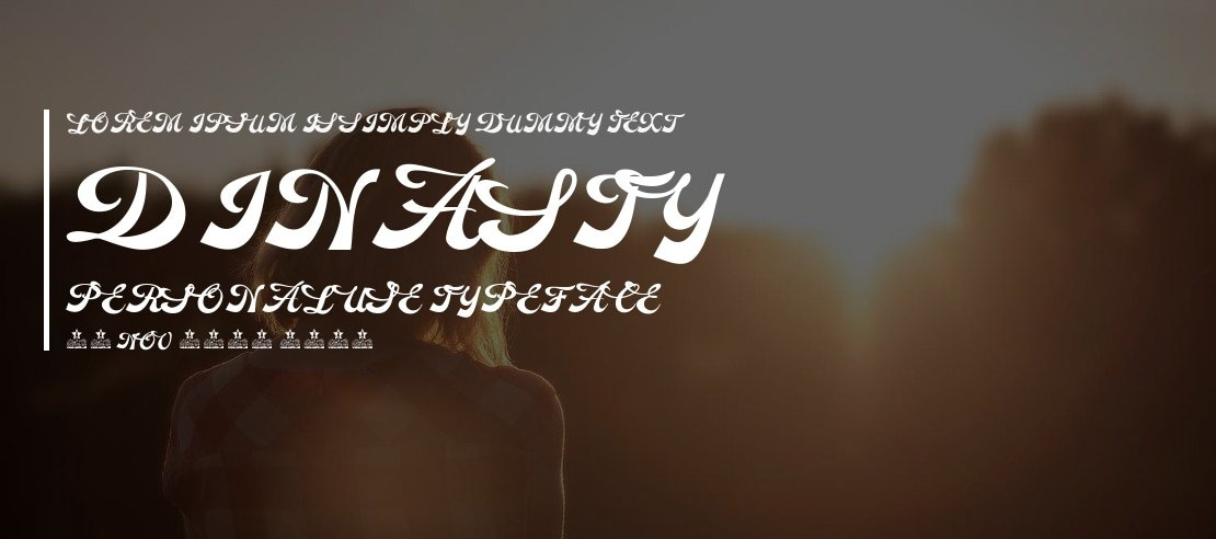 Dinasty Personal Use Font