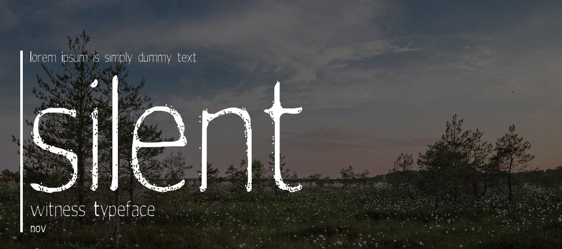 silent witness Font