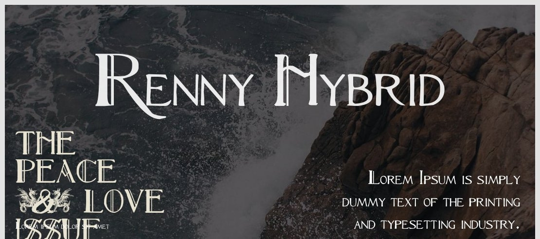 Renny Hybrid Font