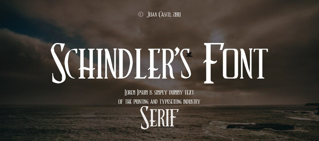 Schindler’s Font