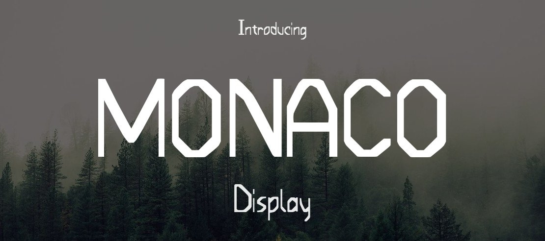 MONACO Font