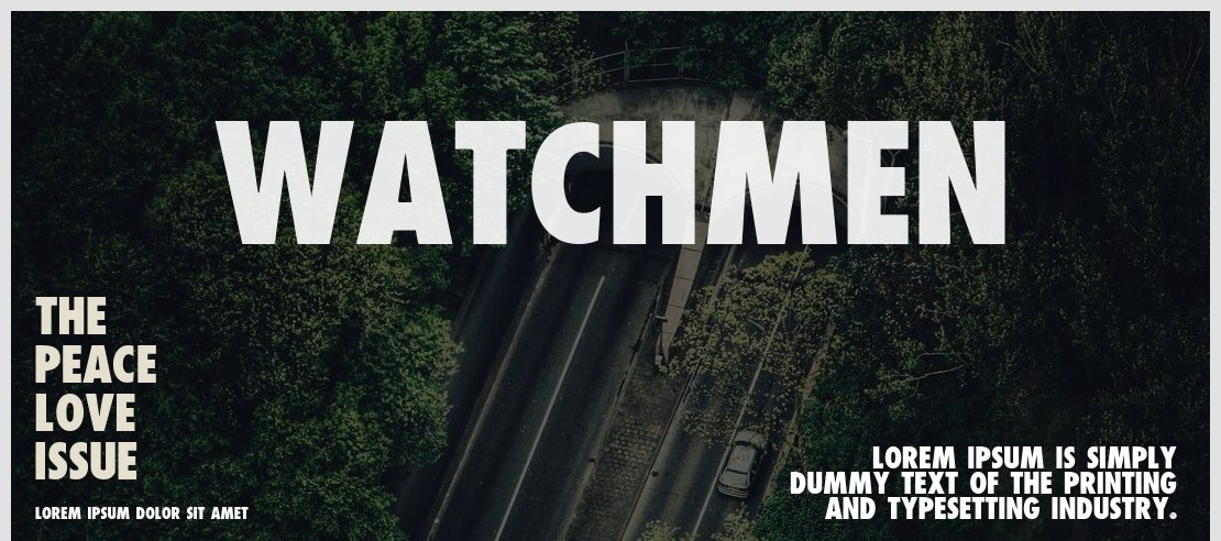 wATCHMEn Font