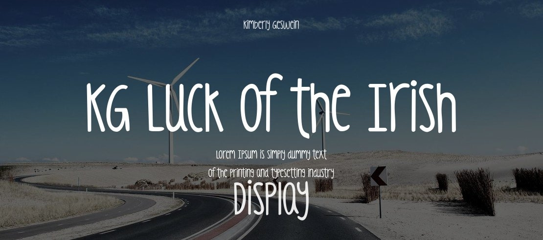 KG Luck of the Irish Font