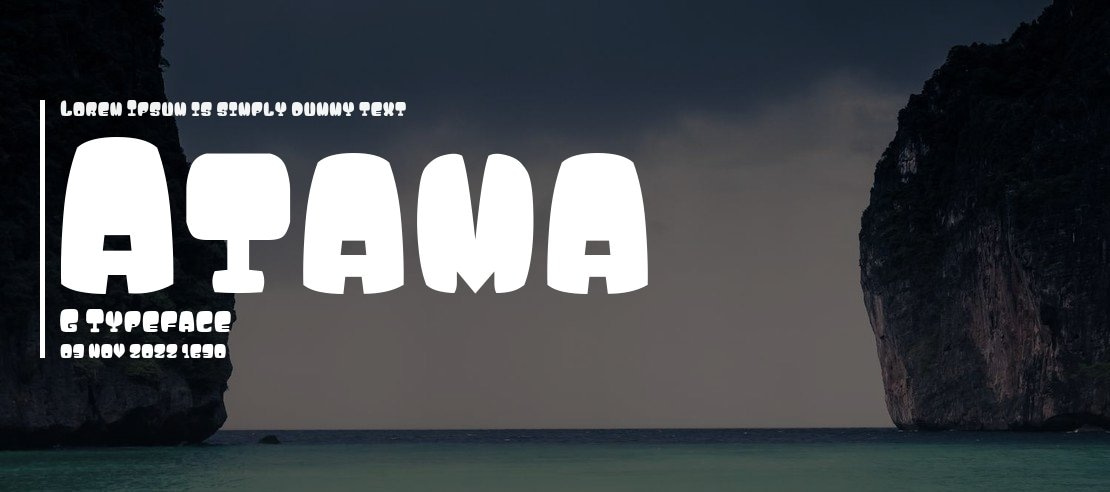 Atama G Font