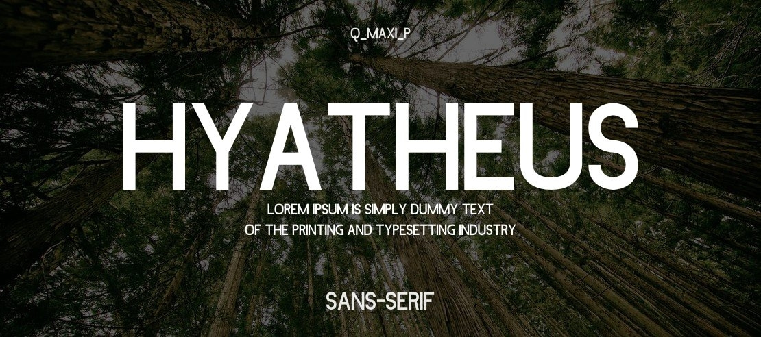 Hyatheus Font