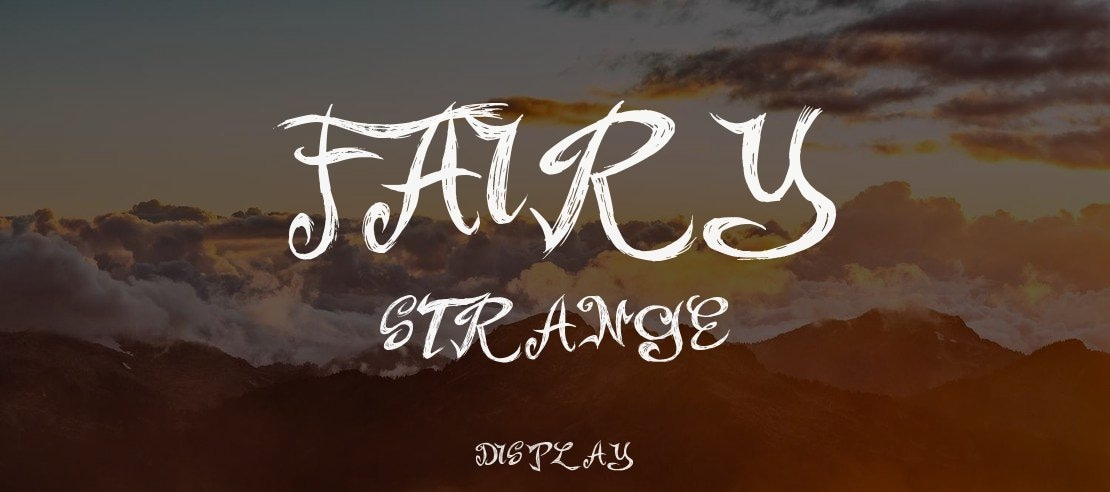 Fairy Strange Font