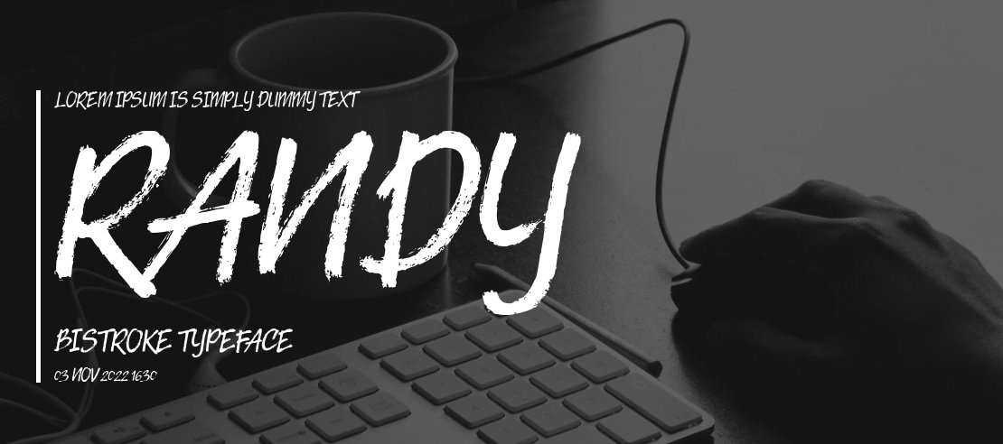 Randy Bistroke Font