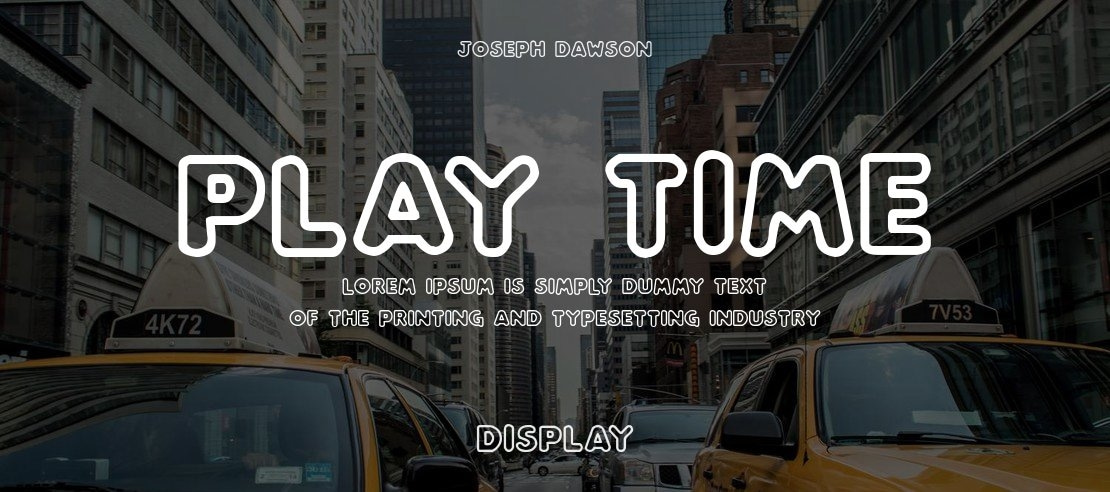 Play time Font Family