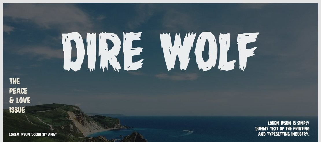 Dire Wolf Font Family