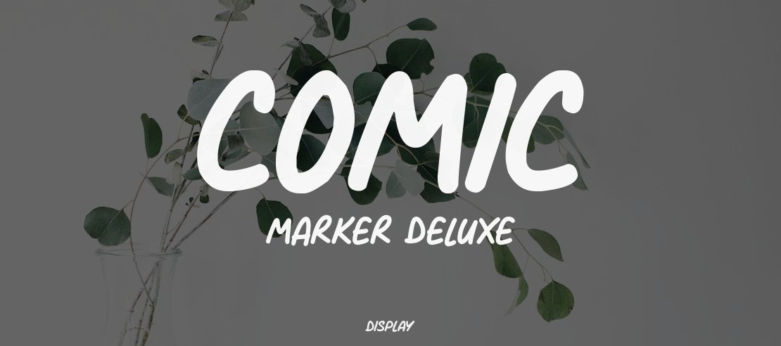 Comic Marker Deluxe Font Family