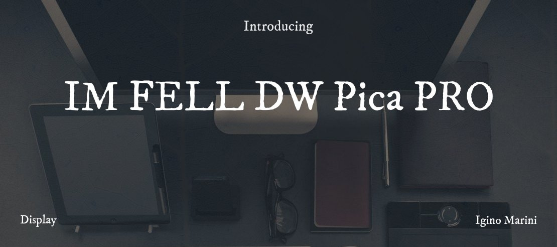 IM FELL DW Pica PRO Font Family