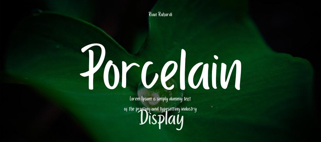 Porcelain Font